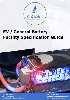 EV General Battery Facility Specification Guide